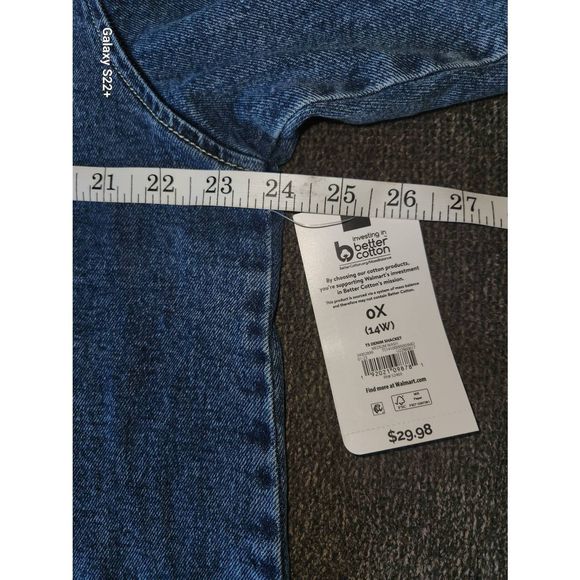 Terra & Sky Blue Jean Jacket - Picture 6 of 9